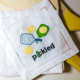 Pickled Cocktail Napkins (Set of 4)