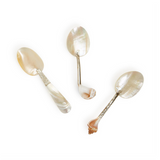 Pearl Fancy Mother of Pearl Ornamented Handle Spoon Assorted 3 Styles