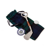 Golf Club Bottle Opener in Gift Pouch