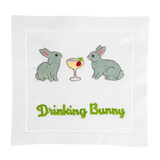 Drinking Bunny Cocktail Napkin