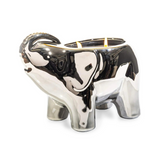 Elephant Silver Candle