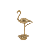 Gold Flamingo Jewelry Holder