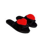 Red Heart Plush Slippers