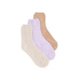 Multipack Cozy Socks - Lavender/ Cream/ Blush