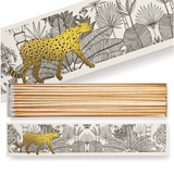 Long Cheetah in White Jungle