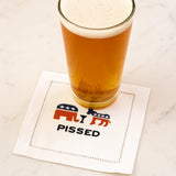 Pissed Cocktail Napkins (Set of 4)