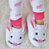 Yikes Twins Bunny Slippers (Small) 6 1/4 inches