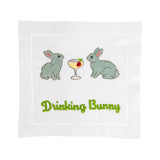 Drinking Bunny Cocktail Napkins (Set of 4)