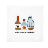 I Believe in Spirits Cocktail Napkin (Set of 4)
