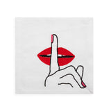 Lips Cocktail Napkin (Set of 4)