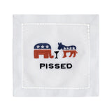 Pissed Cocktail Napkins (Set of 4)