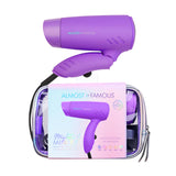 Almost Famous - Mini Travel Dryer with Holotone Carrying Bag