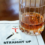 Straight Up Cocktail Napkins (Set of 4)