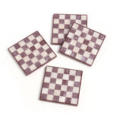 Wine Check Resin Coaster (Set of 4)